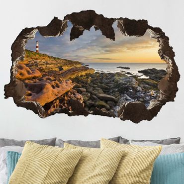 Wall sticker - Tarbat Ness Lighthouse And Sunset At The Ocean