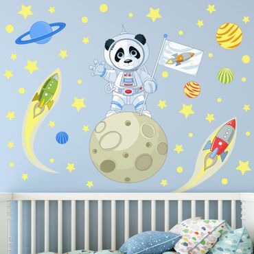 Wall sticker kids - Astronaut Panda