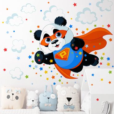 Wall sticker kids - Super Panda