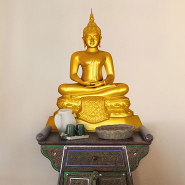 Wall sticker - Golden Zen Buddha