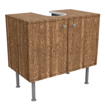 Wash basin cabinet design - Amburana
