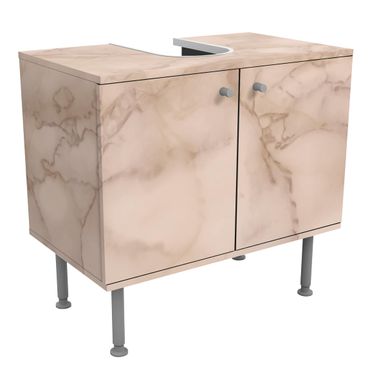 Wash basin cabinet design - Marble Look Grey Brown