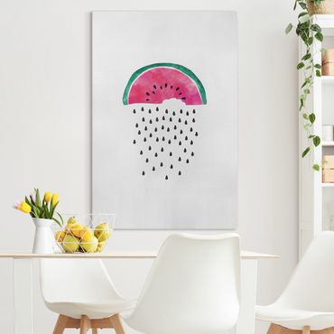 Canvas print - Watermelon Rain