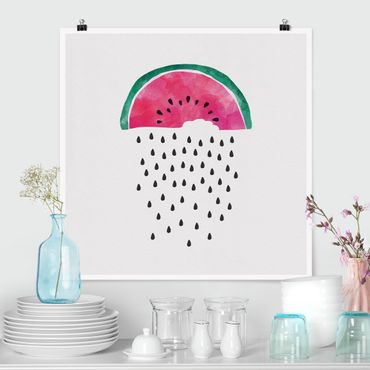 Poster - Watermelon Rain