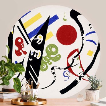 Self-adhesive round wallpaper - Wassily Kandinsky - Reciproque