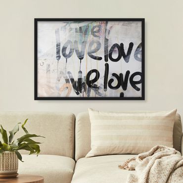 Framed poster|We love Graffiti