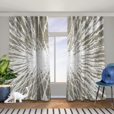 Curtain - White Rays II