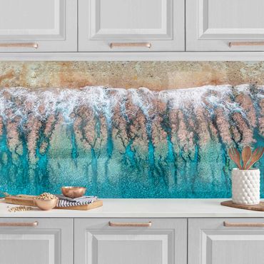 Kitchen wall cladding - Wave At Beach