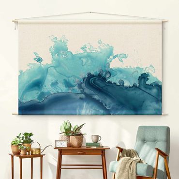 Tapestry - Wave Watercolour Blue l
