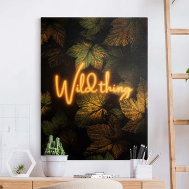 Canvas print - Wild Thing Golden Leaves