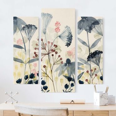 Print on canvas - Wild Flowers Watercolour I
