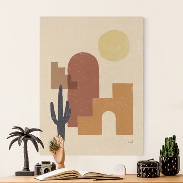 Canvas print - Desert arches II - Portrait format3:4