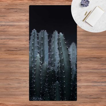 Cork mat - Desert Cactus At Night - Portrait format 1:2