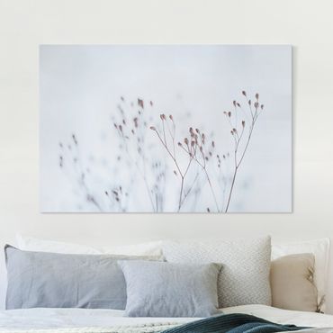 Canvas print - Pale Blue Wild Flowers