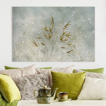 Canvas print - Delicate Branches In Winter Fog