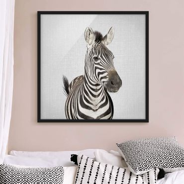 Framed poster - Zebra Zilla