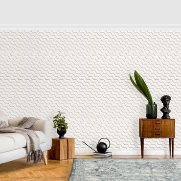 Wallpaper - Zig Zag Pattern Geometry