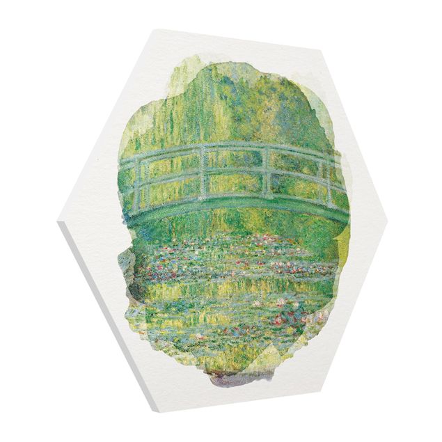 Forex hexagon - Water Colours - Claude Monet - Japanese Bridge