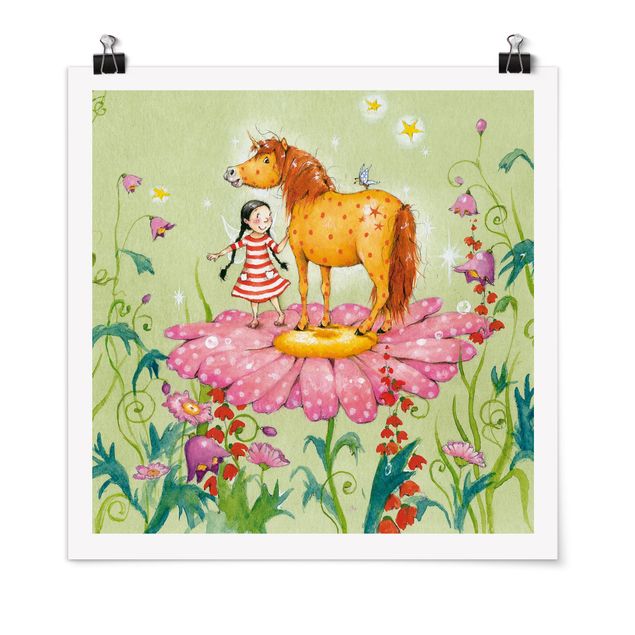 Poster - The Magic Pony On The Flower