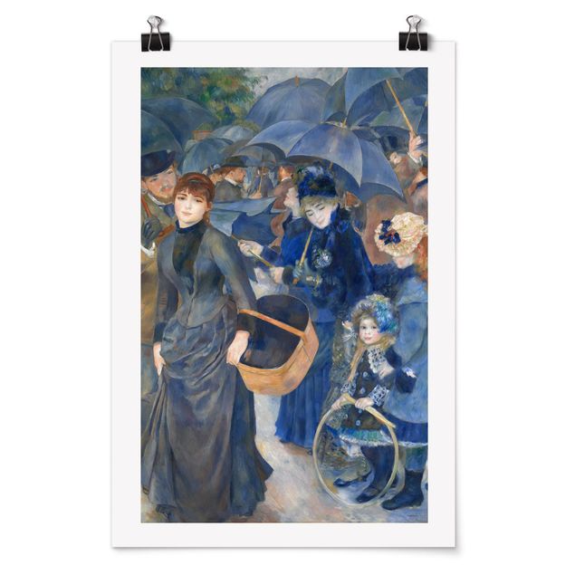 Poster art print - Auguste Renoir - Umbrellas