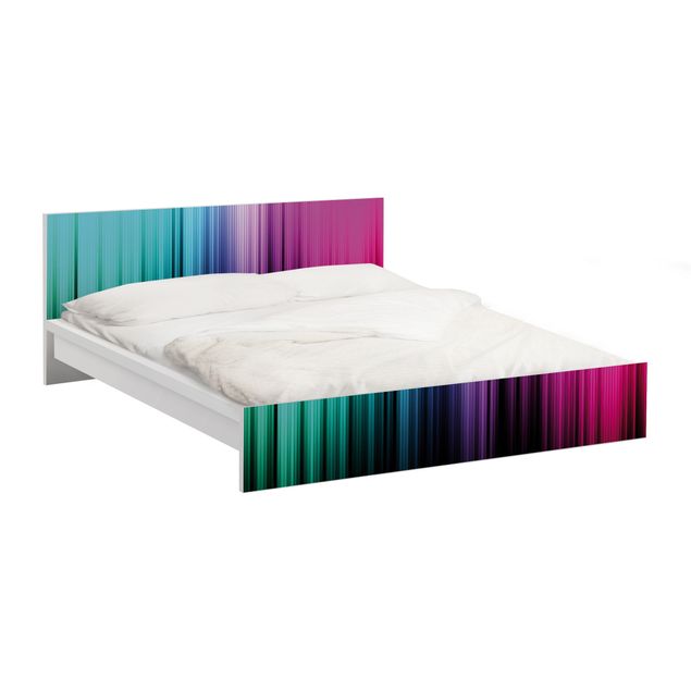 Adhesive film for furniture IKEA - Malm bed 160x200cm - Rainbow Display
