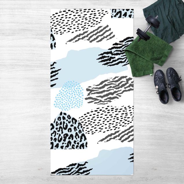 balcony mat Animal Print Zebra Tiger Leopard The Arctic