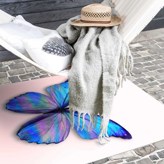 Outdoor rugs Holographic Butterfly