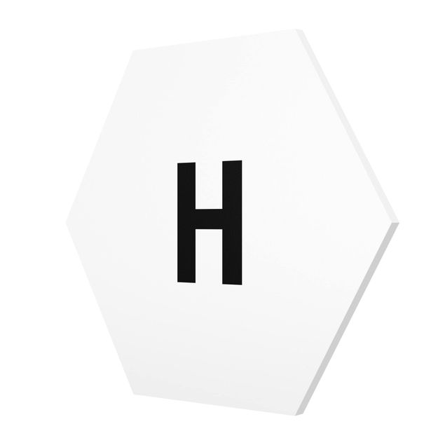 Forex hexagon - Letter White H