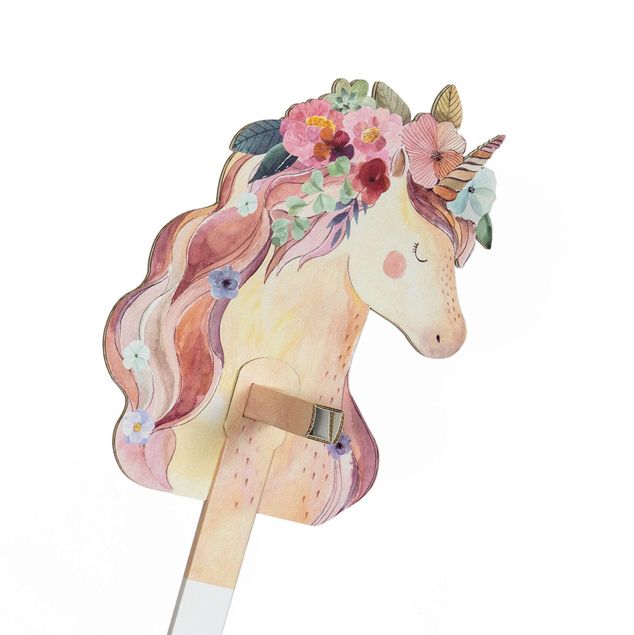 FOLDZILLA Hobby horse - Unicorn Watercolour