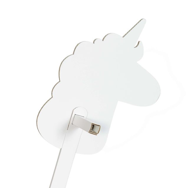 hobby horse toy Unicorn White for Drawing/Stickers