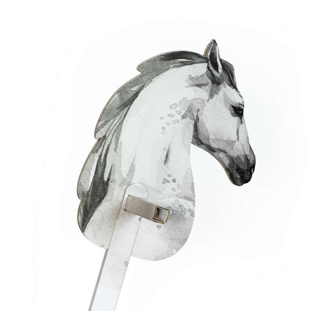 Hobby horse Grey Horse