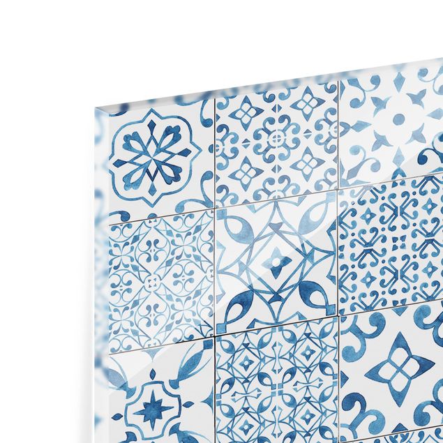 Splashback - Patterned Tiles Blue White