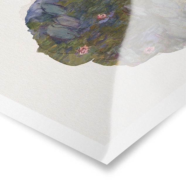 Poster - WaterColours - Claude Monet - Water Lilies (Nympheas)