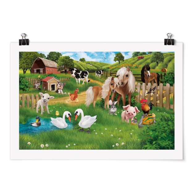 Poster - Animal Club International - Farm Animals