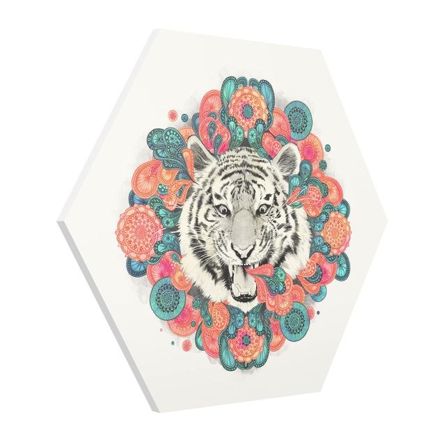 Forex hexagon - Illustration Tiger Drawing Mandala Paisley