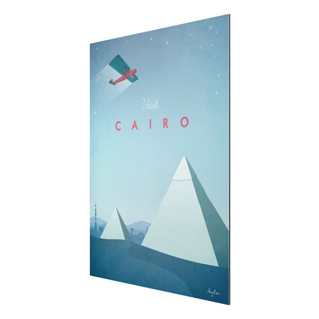 Print on aluminium - Travel Poster - Cairo