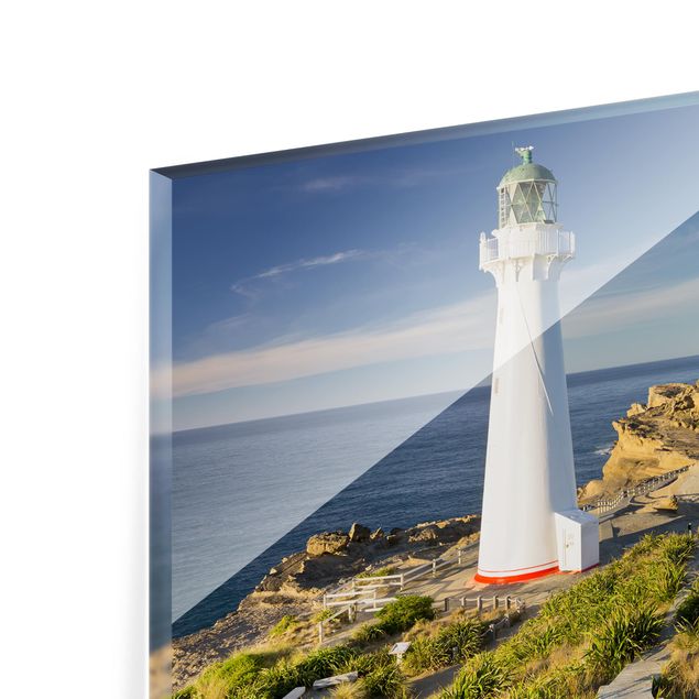 Glass Splashback - Castle Point Lighthouse New Zealand - Landscape 3:4