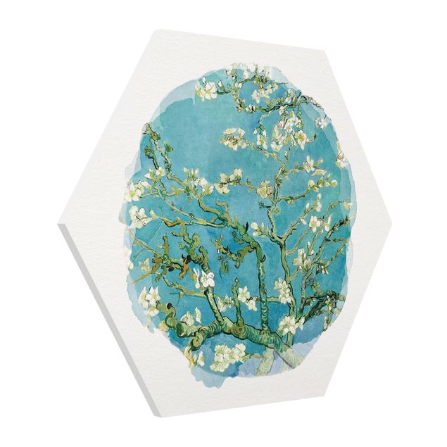 Forex hexagon - WaterColours - Vincent Van Gogh - Almond Blossom