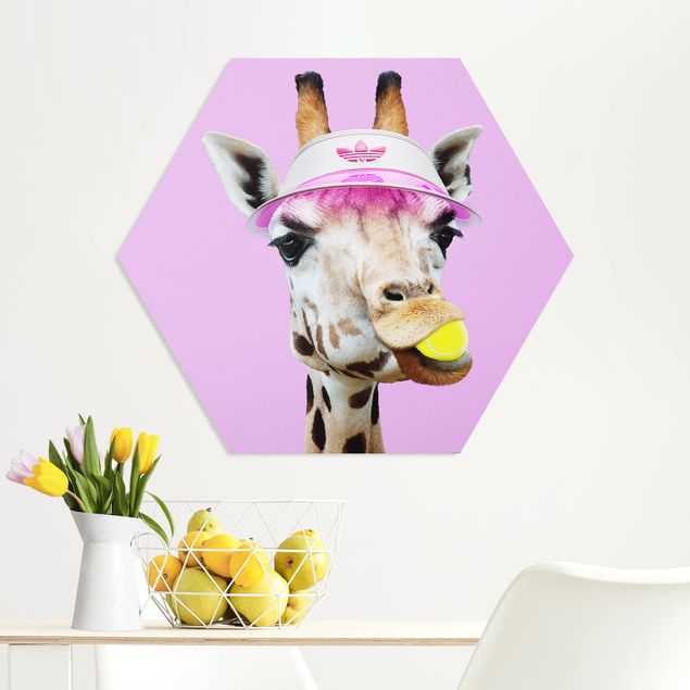 Forex hexagon - Giraffe Playing Tennis
