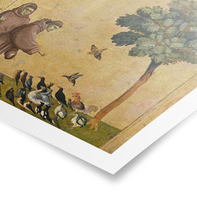 Poster - Giotto di Bondone - St. Francis addressing the Birds