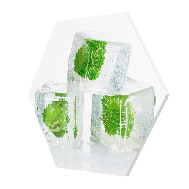 Forex hexagon - Three Ice Cubes With Lemon Balm