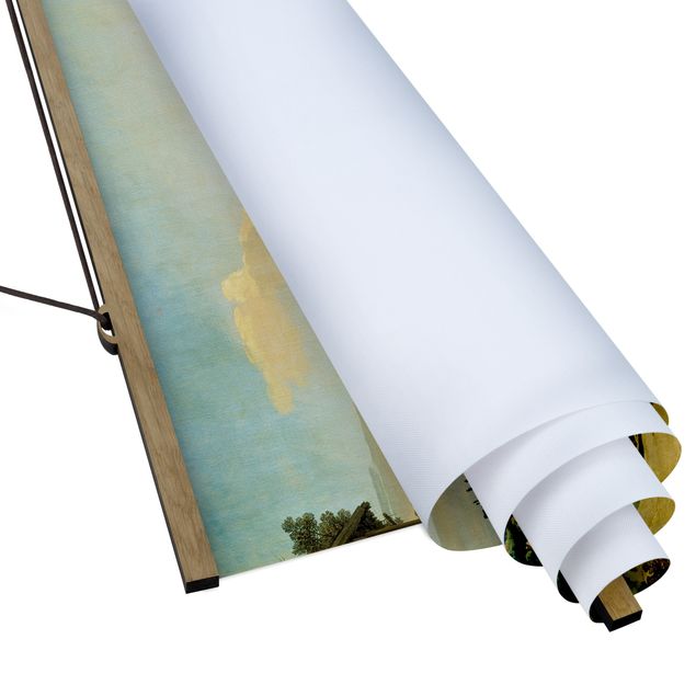Fabric print with poster hangers - Bernardo Bellotto - View Of Pirna