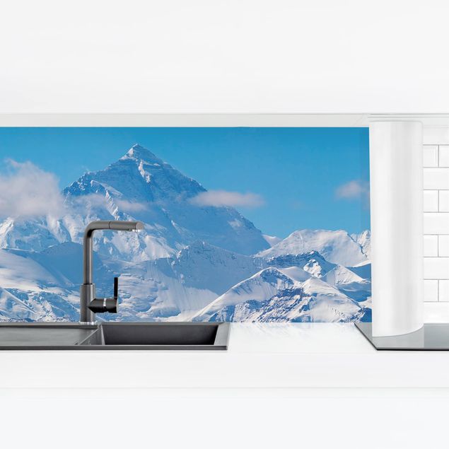 Kitchen wall cladding - Mount Everest