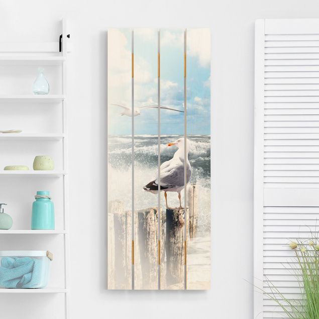Print on wood - No.YK3 Absolutly Sylt