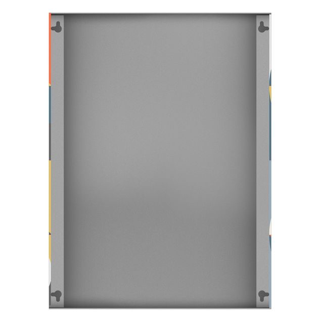 Magnetic memo board - Geometrical Shapes Colourful