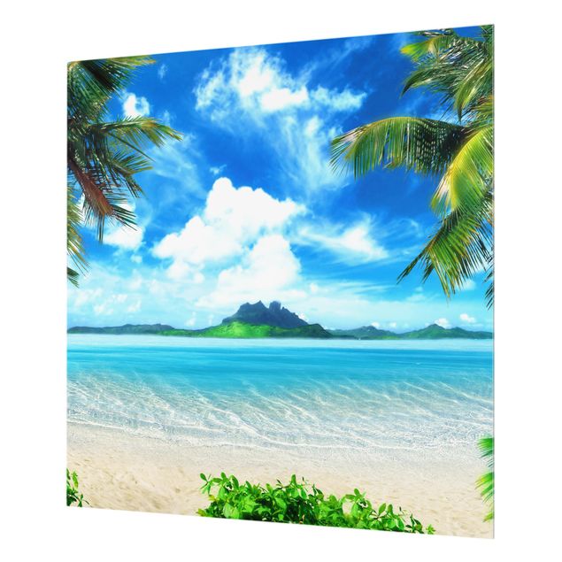 Glass Splashback - Dream Vacation - Square 1:1