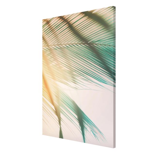 Magnetic memo board - Tropical Plants Palm Trees At Sunset II