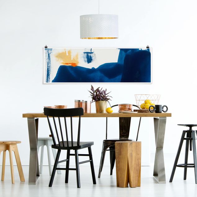 Panoramic poster abstract - Day By The Sea II