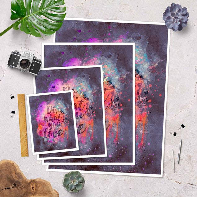 Poster - Colourful Explosion Do What You Love