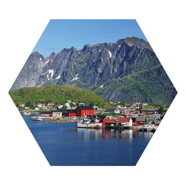 Alu-Dibond hexagon - Finnmark